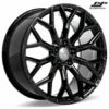 Staggered Full Set: Ace Alloy AFF03 Gloss Piano Black (Flow Formed) -wheel Sales Store acealloyd aff03pblk 2 4 2 1 12