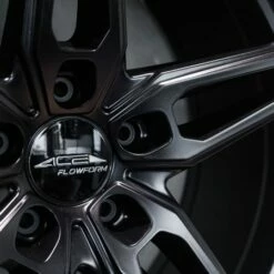 (Black Friday) 20x10.5 Ace Alloy AFF01 All Matte Black (Flow Formed) (CUSTOM 2-3 Weeks) -wheel Sales Store aff01satinblackcloseup 1 1 7