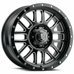 20x9 ICON Alpha Gloss Black Milled 6x135 16mm