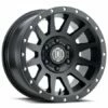 18x9 ICON Compression Satin Black (6 Lug) 6x5.5/139.7 0mm -wheel Sales Store icon compression 6blk 1 2 2