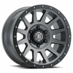 17x8.5 ICON Compression Titanium (6 Lug) 6x135 6mm