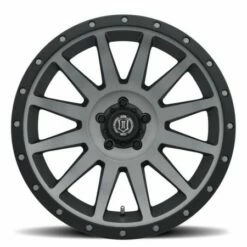 18x9 ICON Compression Titanium (5 Lug) 5x5/127 -12mm