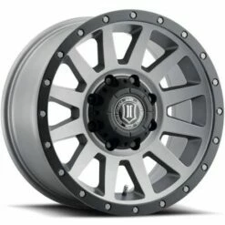 18x9 ICON Compression HD Titanium 8x170 6mm