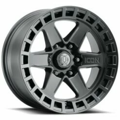 17x8.5 ICON RAIDER Satin Black (6 Lug) 6x135 6mm
