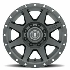 17x8.5 ICON Rebound Titanium (6 Lug) 6x135 6mm