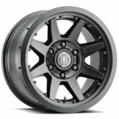 17x8.5 ICON Rebound Pro Satin Black 5x150 25mm