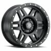 17x8.5 ICON Six Speed Satin Black (6 Lug) 6x5.5/139.7 25mm -wheel Sales Store icon sixspeed 6blk 1 3