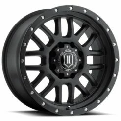 20x9 ICON Alpha Satin Black (8 Lug) 8x6.5/165 19mm