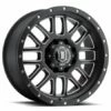 20x9 ICON Alpha Satin Black Milled (8 Lug) 8x6.5/165 19mm