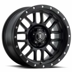 17x8.5 ICON Alpha Satin Black (5 Lug) 5x5/127 0mm