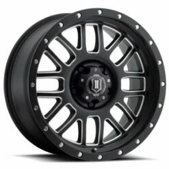 20x9 ICON Alpha Satin Black Milled (6 Lug) 6x135 16mm -wheel Sales Store iconalphablkmil 2 1