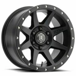 18x9 ICON Rebound Satin Black (6 Lug) 6x5.5/139.7 0mm