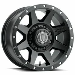 20x9 ICON Rebound Satin Black (8 Lug) 8x180 12mm