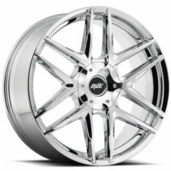 22x9 MKW Avenue A613 Chrome 5x115 5x120 18mm