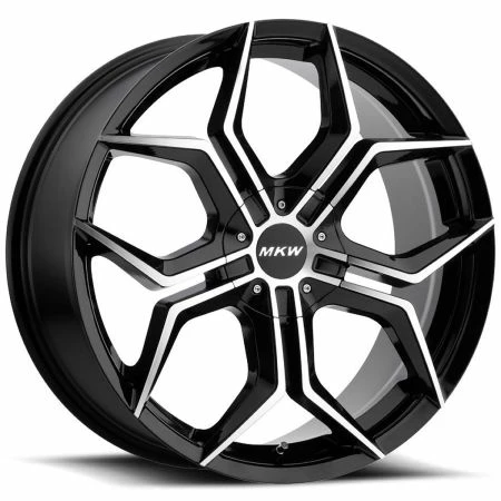 22x9 MKW M121 Gloss Black Machined 6x5.5/139.7 18mm 3 22x9 MKW M121 Gloss Black Machined 6x5.5/139.7 18mm