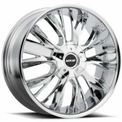 22x9 MKW M122 Chrome 6x135 6x5.5/139.7 35mm