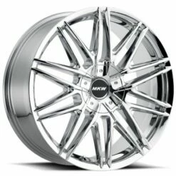 22x9 MKW M124 Chrome 5x115 5x120 18mm