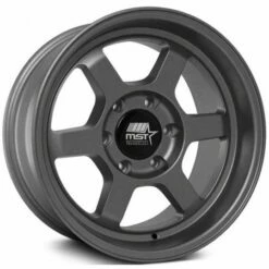 17x8.5 MST Time Attack Matte Gunmetal (Truck) 6x5.5/139.7 -12mm